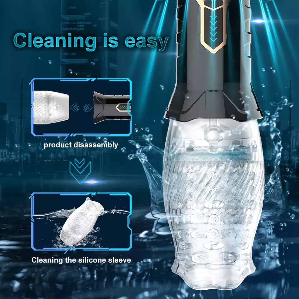The Male Rose Gawk 3000 Rotating & Vibration Male Masturbator Stroker