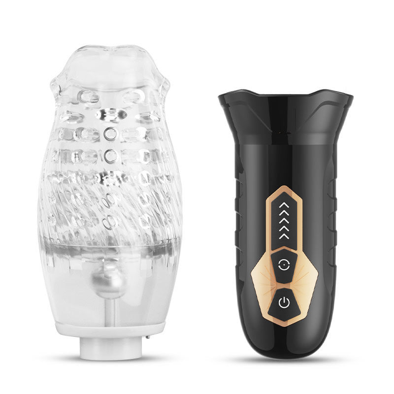 The Male Rose Gawk 3000 Rotating & Vibration Male Masturbator Stroker